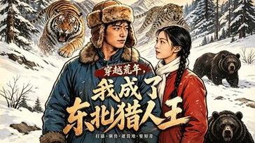 🔥142.穿越荒年，我成了东北猎人王（76集）AI短剧
