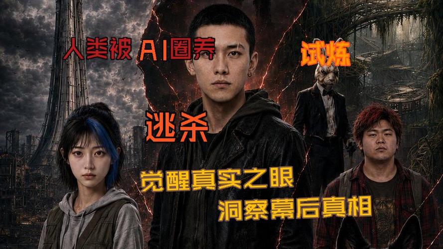🔥148(1).人类放映厅幕后系统被我看穿（64集）AI短剧